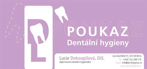Dentální hygiena BRNO poukaz 1